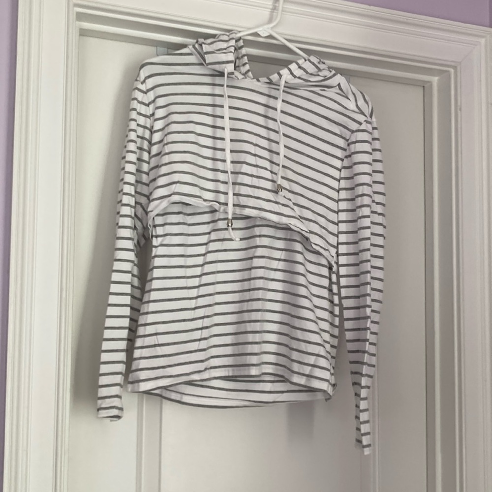 Ginkana maternity nursing hooded sweatshirt
